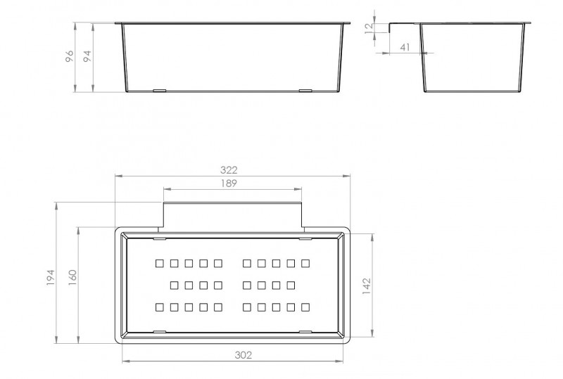 Elleci odsączarka uniwersalna do zlewozmywaków stal AVI03001