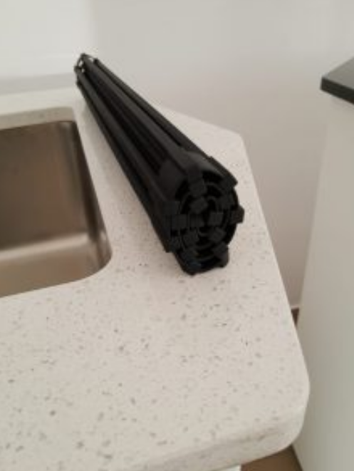 Elleci rollmata do zlewozmywaków Quadra czarny ARS013BK