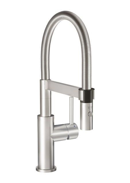 Villeroy&Boch Steel Expert Compact bateria kuchenna z elastyczną wylewką stal szczotkowana 927300LC