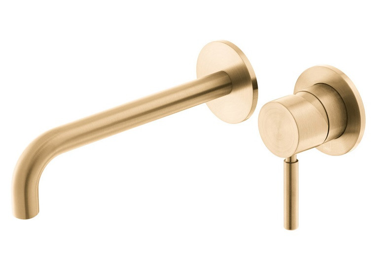 Vado Origins bateria umywalkowa podtynkowa złoto szczotkowane IND-ORI209SA-BRG