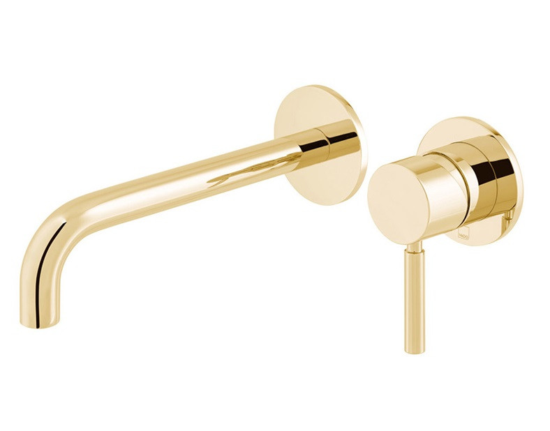 Vado Origins bateria umywalkowa podtynkowa złoto polerowane IND-ORI209SA-BG