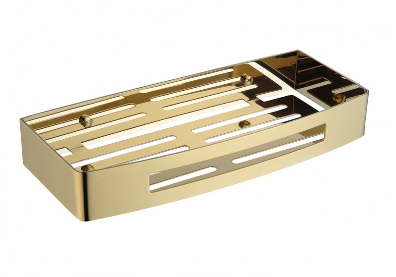 Omnires Uni koszyk prysznicowy złoty UN10331GL