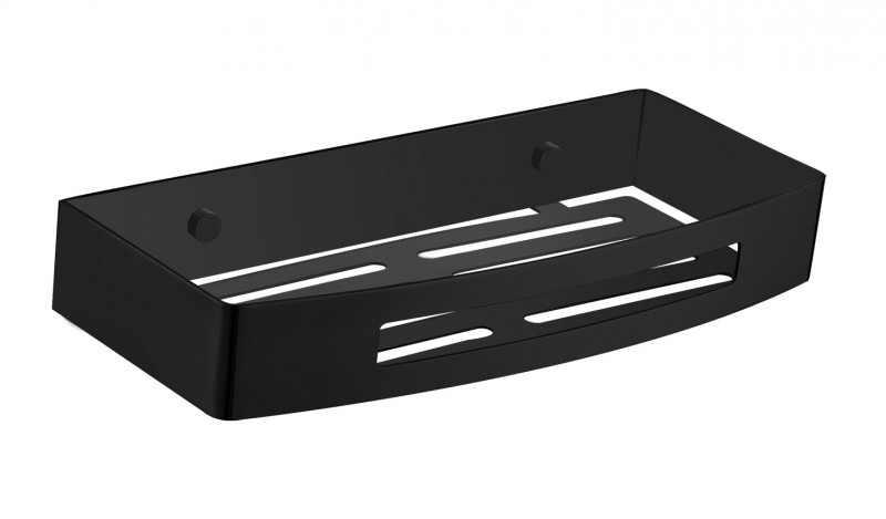 Omnires Uni koszyk prysznicowy czarny mat UN10331BL