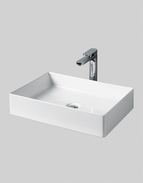 Artceram Scalino umywalka stawiana na blat 55x38 cm biały SCL002