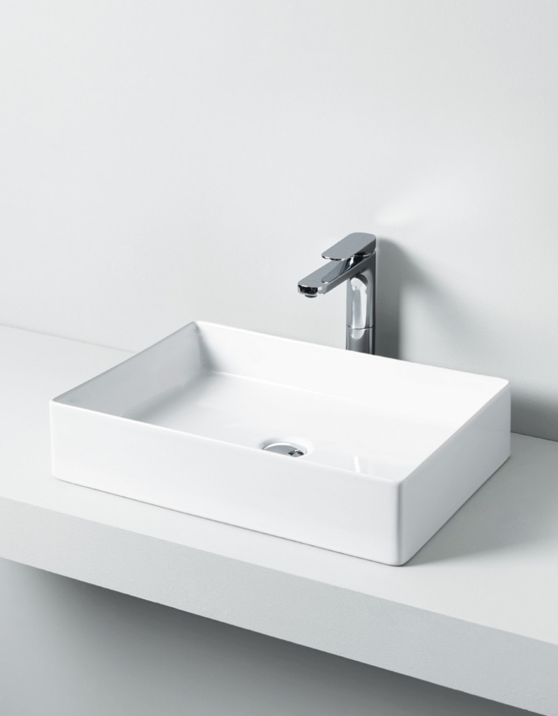 Artceram Scalino umywalka stawiana na blat 55x38 cm biały SCL002