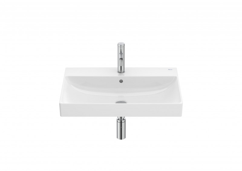 Roca Ona umywalka wisząca 65x46 Fineceramic biały Supraglaze A327687S00