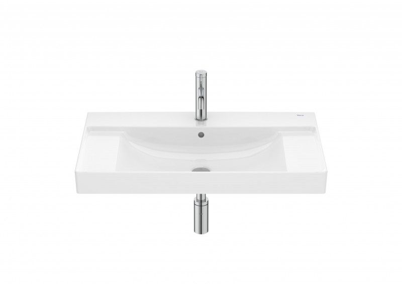 Roca Ona umywalka wisząca 80x46 Fineceramic biały A32768H000