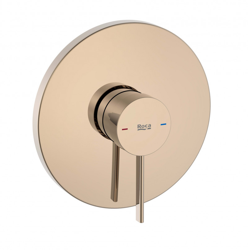 Roca Ona bateria prysznicowa podtynkowa różowe złoto A5A2B9ERG0