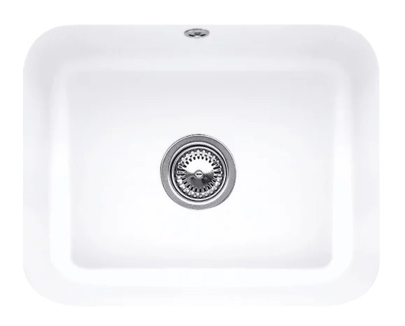 Villeroy&Boch Cisterna 60C zlewozmywak ceramiczny 1 komora podwieszana Stone White CeramicPlus 670601RW