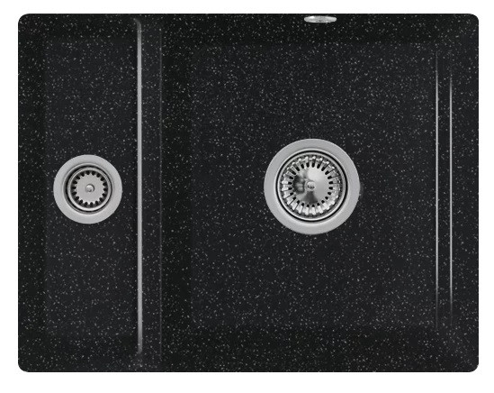 Villeroy&Boch Subway 60XU zlewozmywak ceramiczny 1,5 komory podwieszanej Chromit CeramicPlus 675801J0