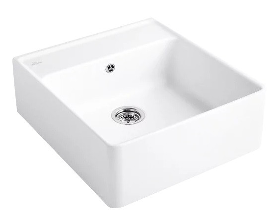 Villeroy&Boch zlewozmywak ceramiczny 1 komora Stone White CeramicPlus 632061RW