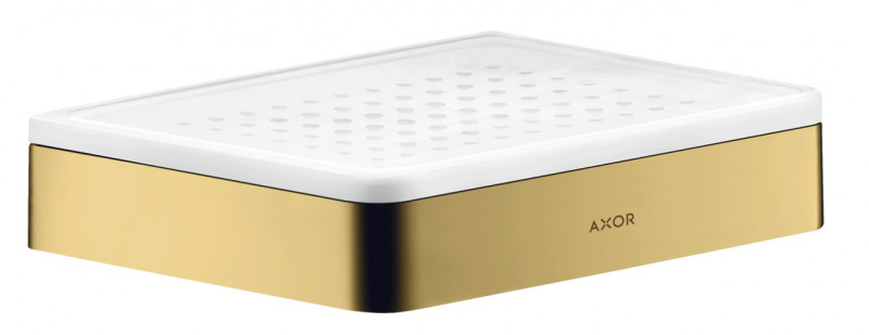 Axor Universal Softsquare mydelniczka/półka złoty optyczny polerowany 42803990