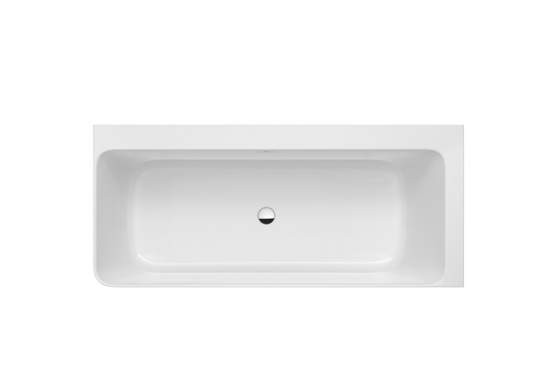 Roca Ona wanna wolnostojąca przyścienna prawa 160x70 kompozyt Stonex biały A248638000