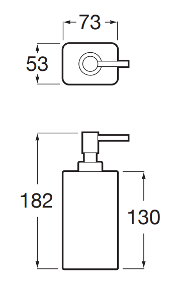 Roca Ona dozownik do mydła stojący zielony mat A817673C70