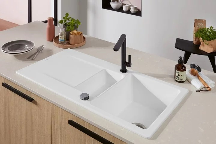 Villeroy&Boch Finera bateria kuchenna z obrotową wylewką antracyt 92700005