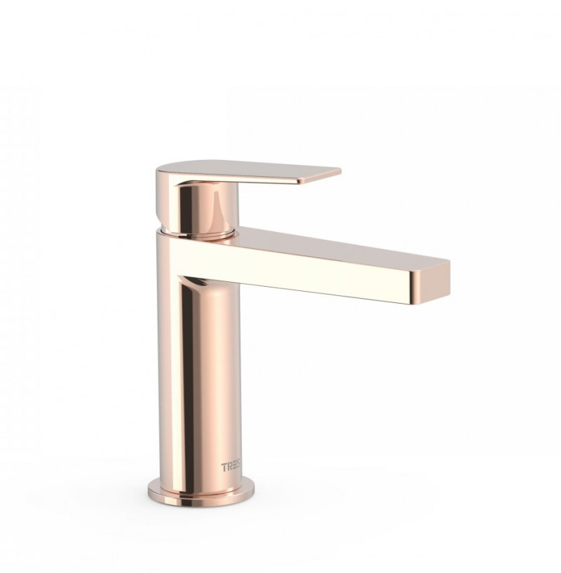 Tres Exclusive Project-Tres bateria umywalkowa 24K różowe złoto 211.103.01.OP