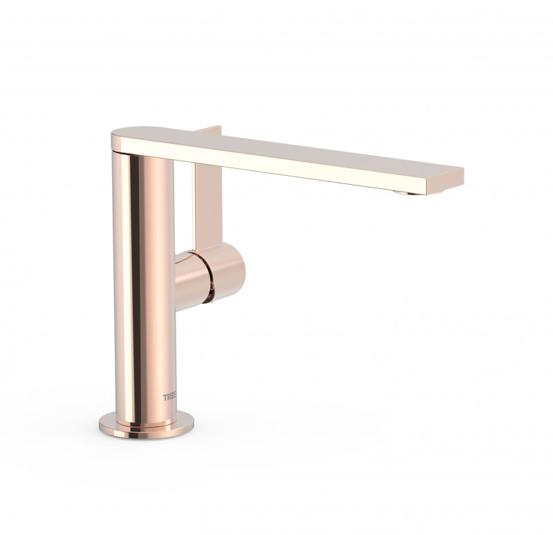 Tres Exclusive Project-Tres bateria umywalkowa 24K różowe złoto 21120501OP
