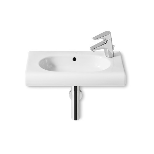 Roca Meridian-N Compacto umywalka 60cm 60x32 z otworem po prawej Supraglaze A32724TS00