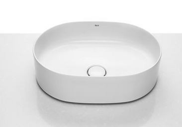 Roca Inspira Round umywalka nablatowa 50cm 50x37 Supraglaze A327520S00