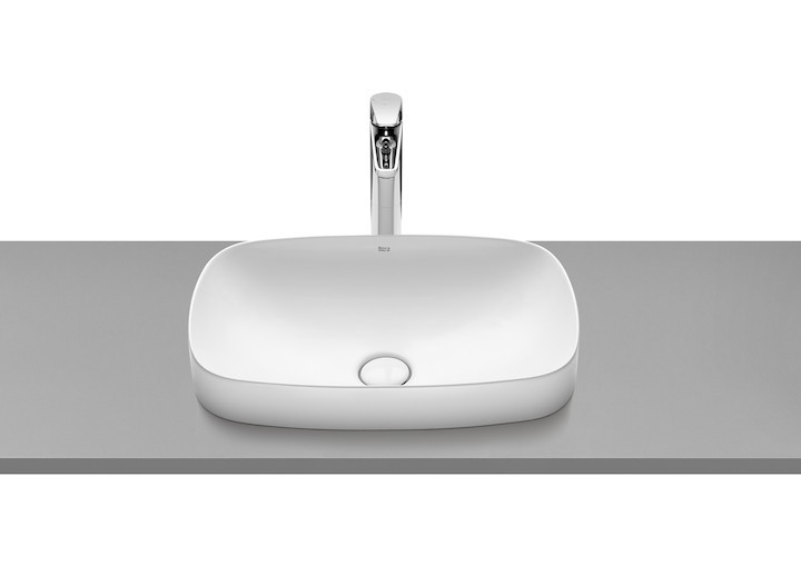 Roca Inspira Soft umywalka blatowa 55cm 55x37 Supraglaze A327504S00
