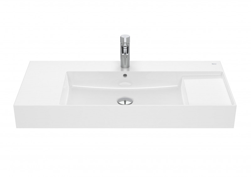 Roca Inspira Square umywalka blatowa 100cm 100x49 Supraglaze A32752AS00