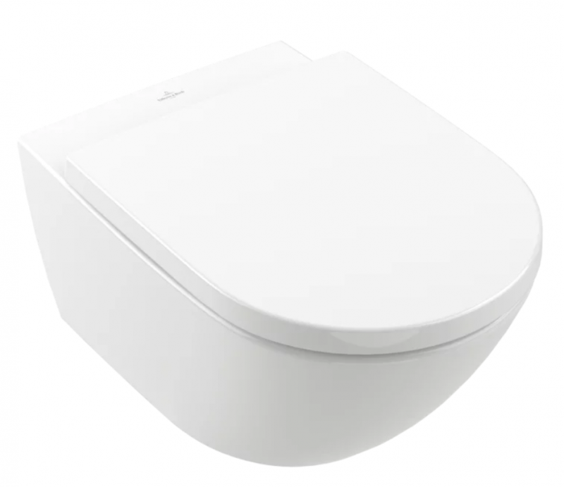 Geberit + Villeroy&Boch Subway 3.0 TwistFlush CeramicPlus Zestaw 6w1 kompletny stelaż + muszla wisząca + deska wolnoopadająca