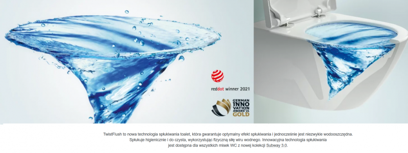Geberit + Villeroy&Boch Subway 3.0 TwistFlush Zestaw 6w1 kompletny stelaż + muszla wisząca + deska wolnoopadająca