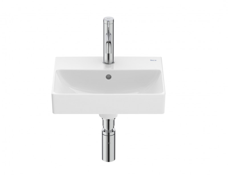 Roca Ona Compacto umywalka wisząca 40x32 Fineceramic biały Supraglaze A32768DS00