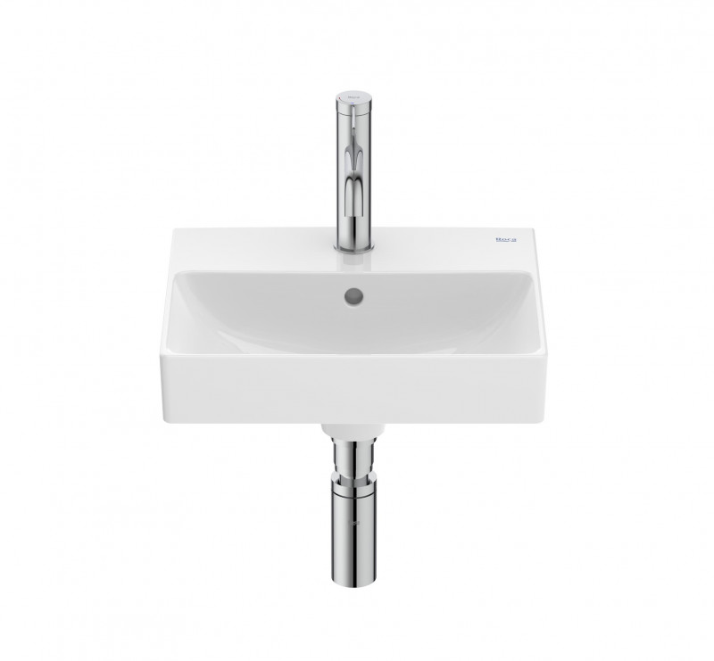 Roca Ona Compacto umywalka wisząca 40x32 Fineceramic biały A32768D000