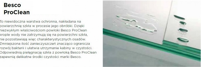 BESCO Modern Black kabina kwadratowa 90x90 drzwi przesuwane czarny przeźroczyste ProClean MKB-90-190-C