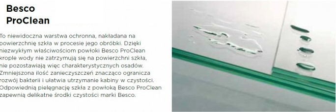 BESCO Modern Black kabina półokrągła 80x80 drzwi przesuwane czarny przeźroczyste ProClean MPB-80-190-C