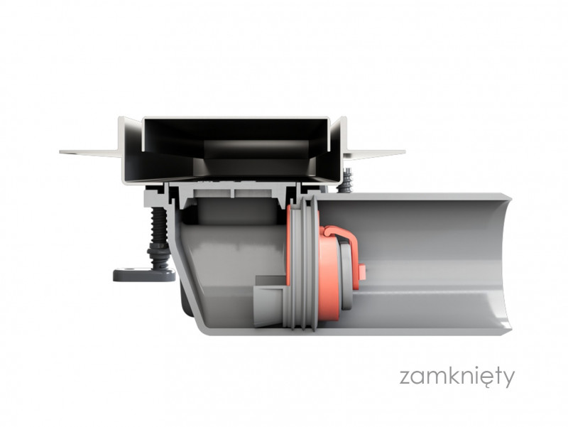 Besco Virgo-S uniwersalny syfon suchy do odpływów liniowych Virgo