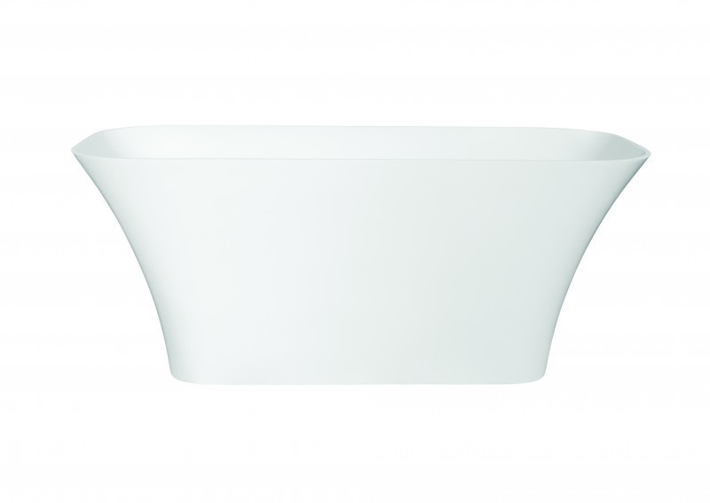 Besco Assos wanna wolnostojąca 160x70 lany marmur + syfon złoty WMD-160-AKG