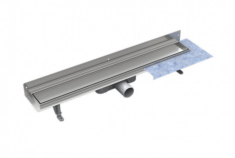 Besco Virgo Next Duo odpływ liniowy przyścienny 60 cm, wys. 6,2 cm ruszt 2w1 stal OL-60-VND