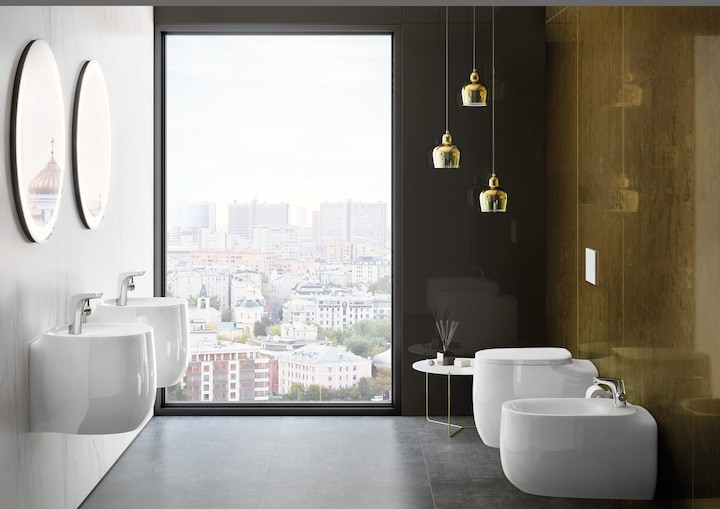 Roca Beyond umywalka wisząca 46x47 Supraglaze A3270B1S00