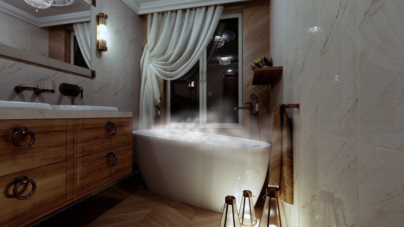 Sanitti Milla wanna wolnostojąca 165x71 lany marmur biały połysk 11070000