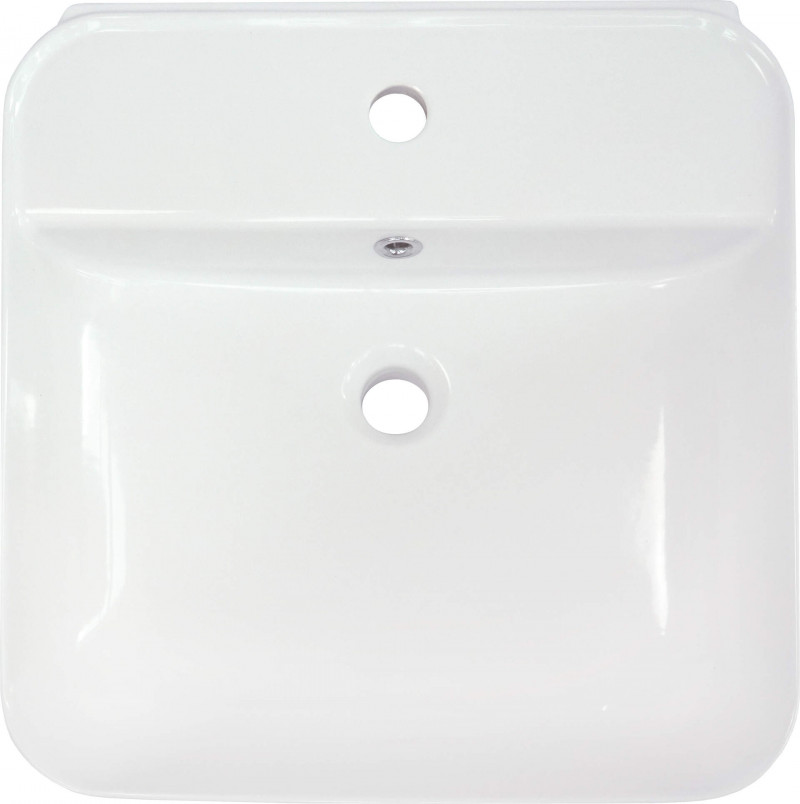 Deante Hiacynt umywalka wisząca/stawiana na blat 51x50 cm biały CDY6U5W