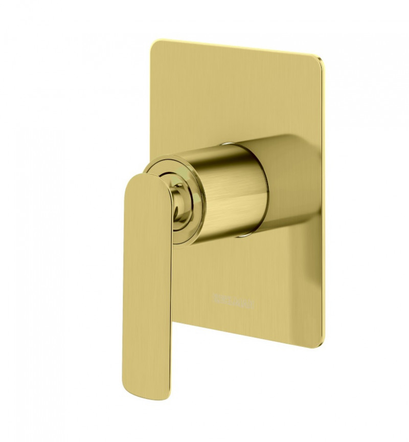 Kohlman Experience Brushed Gold bateria prysznicowa podtynkowa 1-drożna złoty szczotkowany QW220EGDB