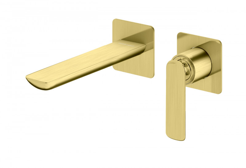 Kohlman Experience Brushed Gold bateria umywalkowa podtynkowa złoty szczotkowany QW180EGDB