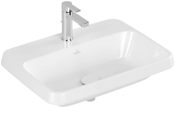 Villeroy&Boch Architectura umywalka wpuszczana w blat 60x45 biała weiss alpin CeramicPlus 5A6761R1