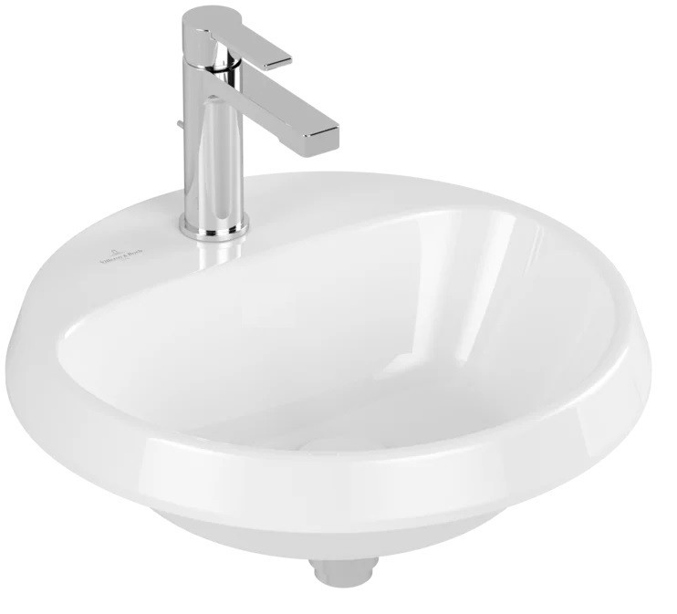 Villeroy&Boch Architectura umywalka wpuszczana w blat 45x45 biała weiss alpin 5A654601