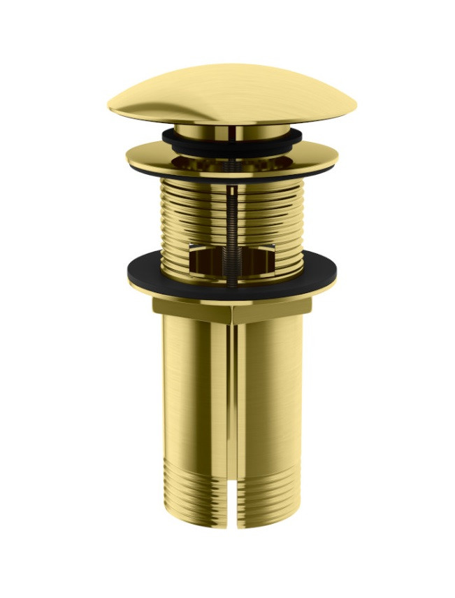 Kohlman Experience Brushed Gold korek umywalkowy klik klak złoty szczotkowany