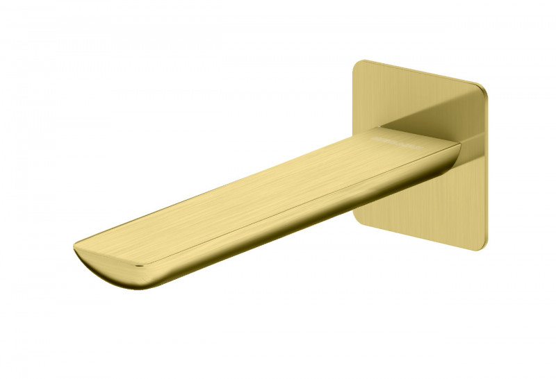 Kohlman Experience Brushed Gold wylewka wannowa 20cm złoty szczotkowany QW230EGDB