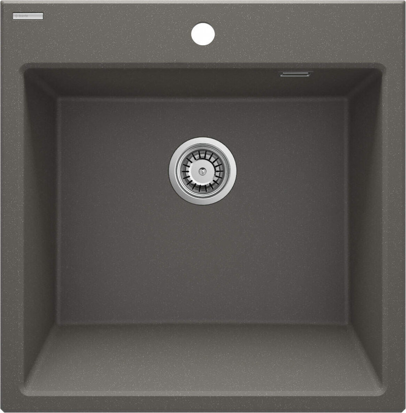 Deante Eridian zlewozmywak granitowy farmerski 1 komora bez ociekacza antracyt metalik ZQET10K