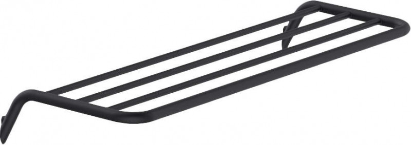 Deante Silia wieszak półka żeberkowa czarny matowy ADIN531