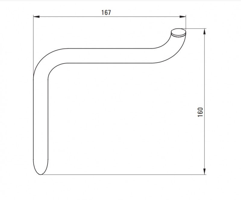 Deante Silia uchwyt na papier toaletowy chrom połysk ADI0211