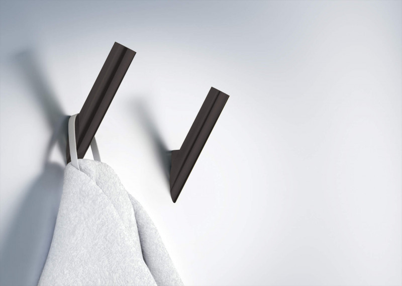 Deante Silia wieszak haczyk pojedynczy czarny matowy ADIN111