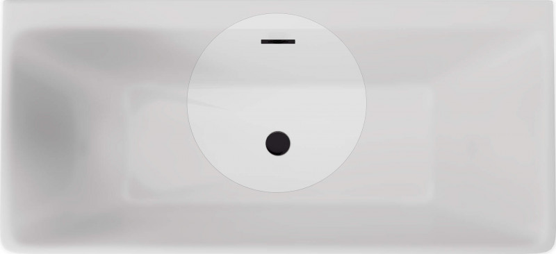 Deante zestaw akcesoriów do wanny - korek i przelew czarny KYYN10B