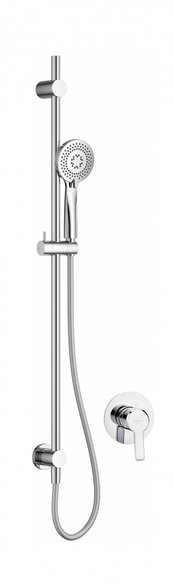 Deante Arnika zestaw prysznicowy podtynkowy z drążkiem chrom połysk NAC09TP