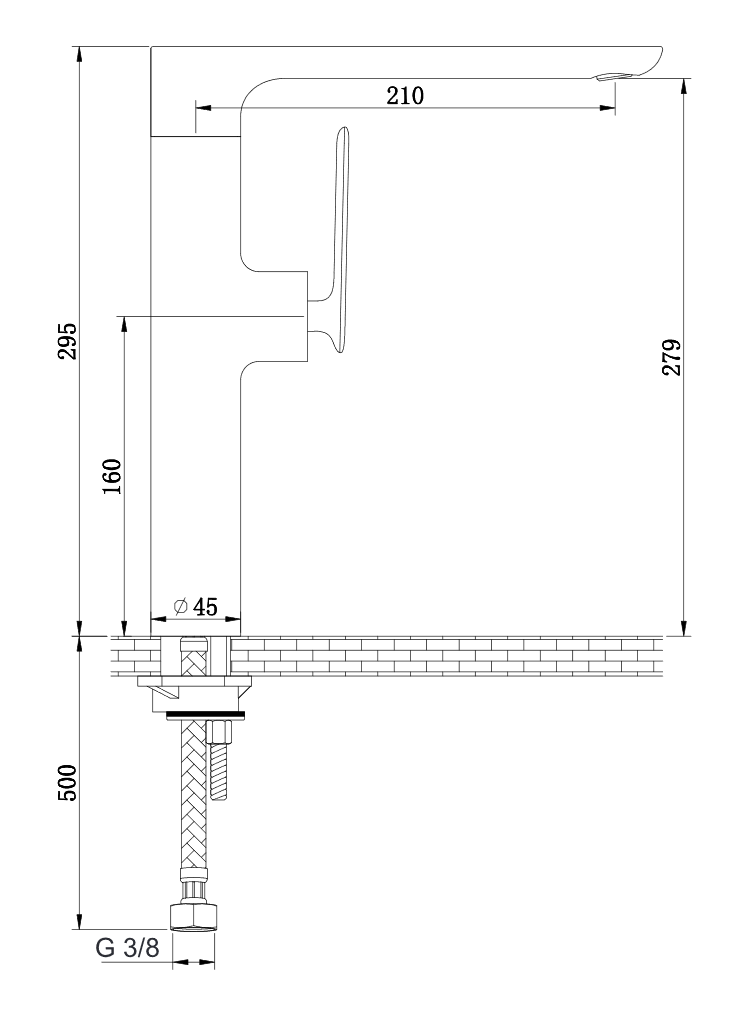 Kohlman Experience Brushed Gold bateria kuchenna złoty szczotkowany QB175EGDB